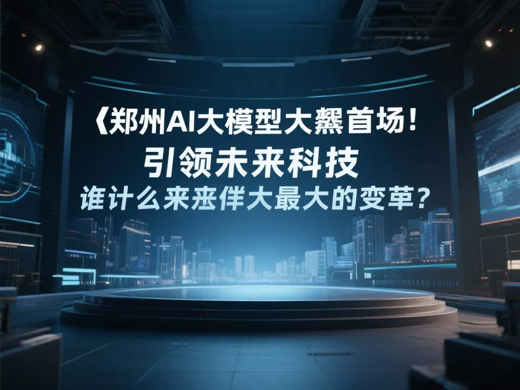 郑州AI大模型震撼登场!引领未来科技,谁将迎来最大的变革?
