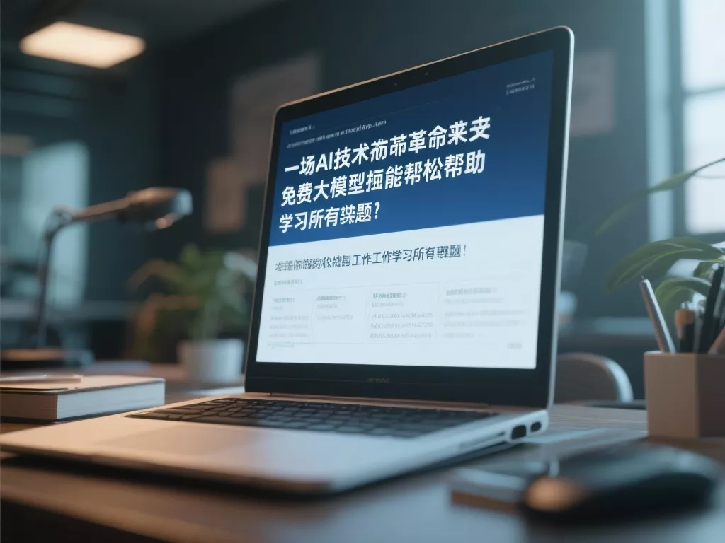 一场AI技术革命来袭,免费大模型竟能帮助你轻松搞定工作和学习的所有难题!
