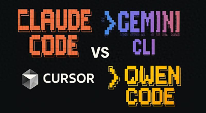四大代码助手对决:Claude Code、Gemini CLI、Cursor与Qwen Code谁将胜出?