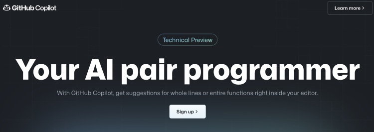 GitHub Copilot官网 程序员用AI来写AI代码,“卷死”其他程序员?